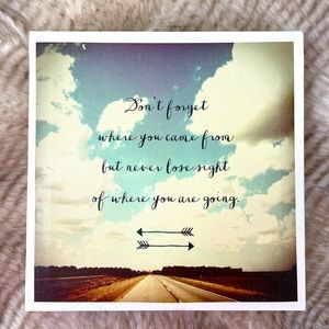 Inspirational Canvas Sign